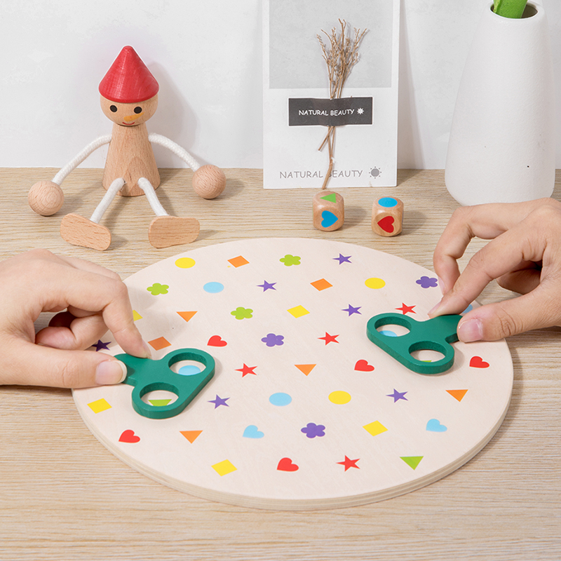 Board Game Design - Montessori Matching Game Board Colors And