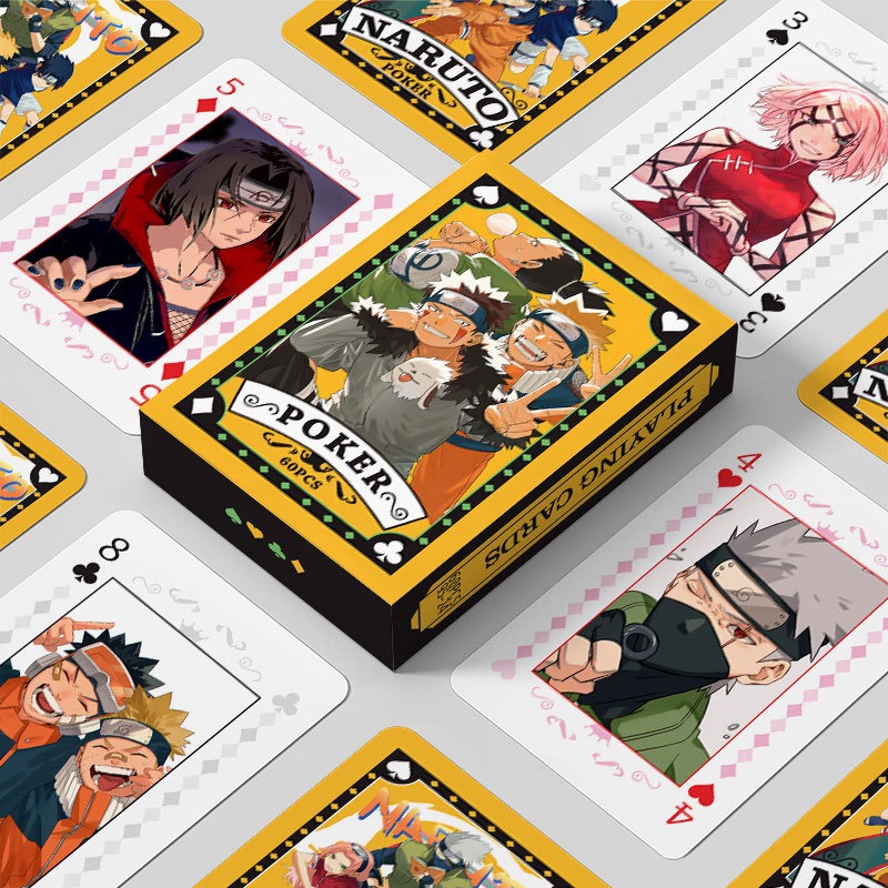 Board Game Naruto - New cartoon coated paper playing cards