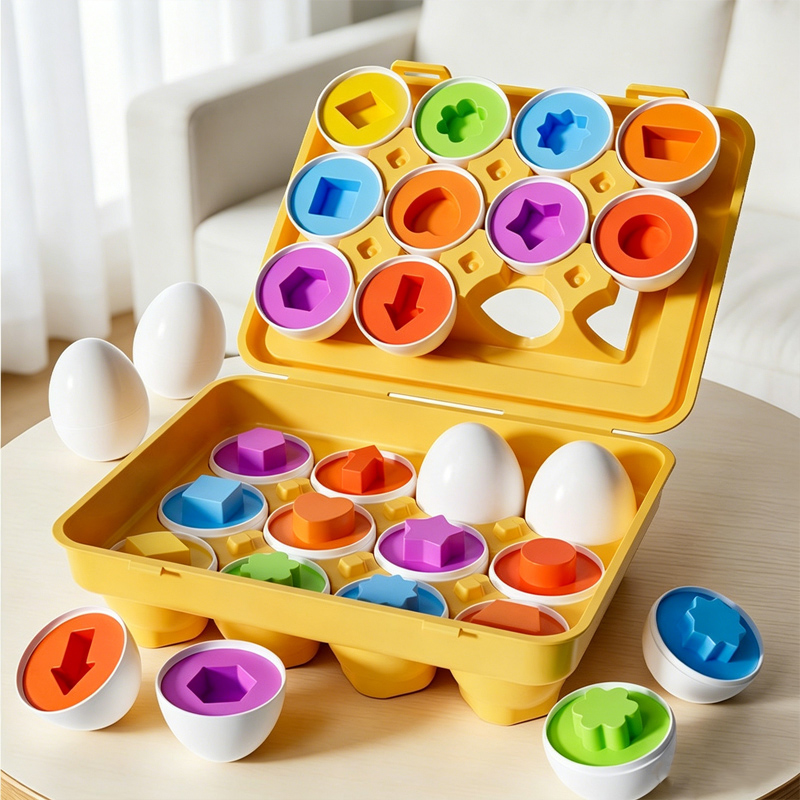 Board Game For 2 People - Montessori Games Baby Toy Smart Egg