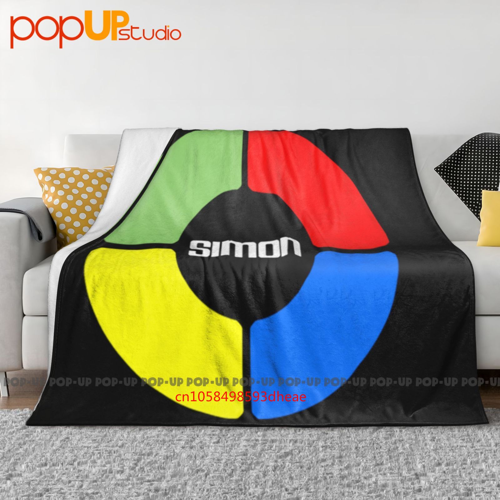 Board Game Quilt - Simon Heather Game Board Ultra-Soft Blanket