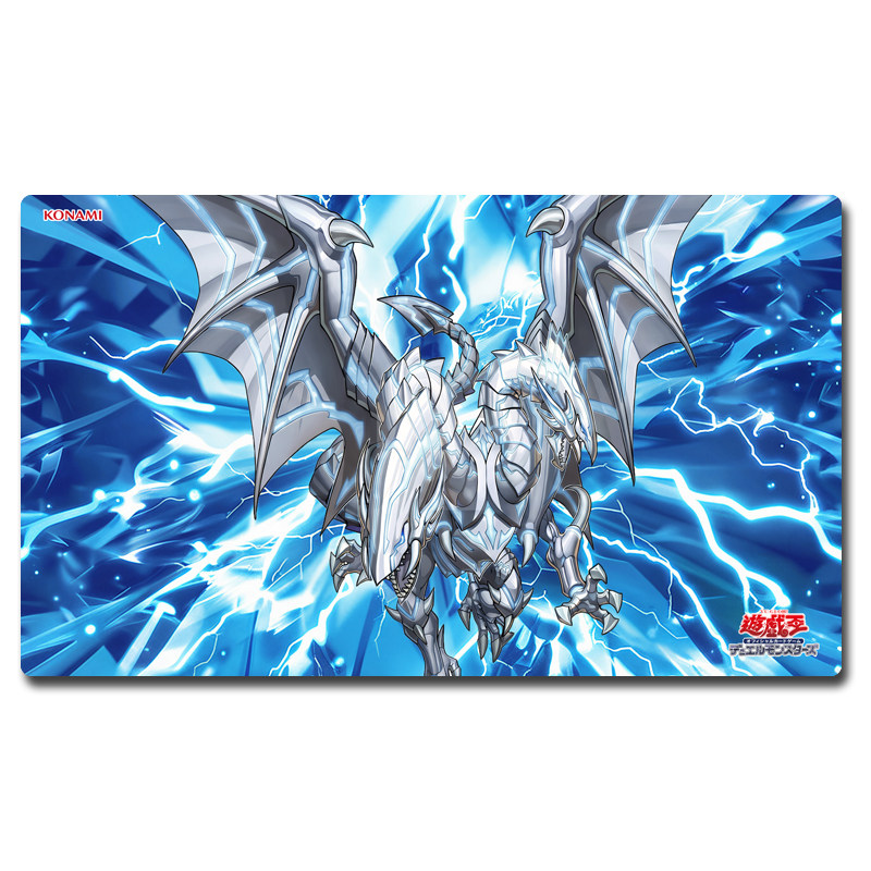 Board Game Gi - 600X350X2Mm Diy Yu-Gi-Oh! Blue-Eyes Twin Burst