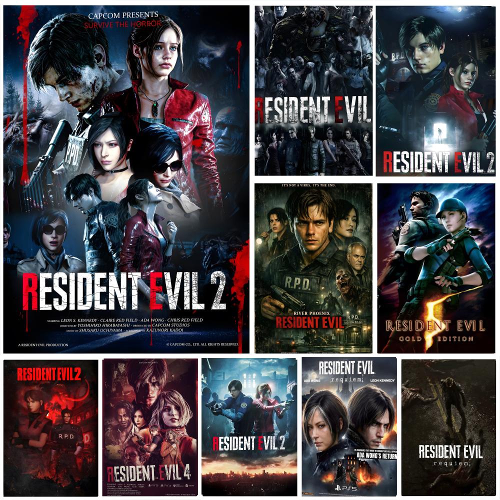 Board Game Resident Evil - C-Classic H-Hot Video Game Resident-Evil Poster