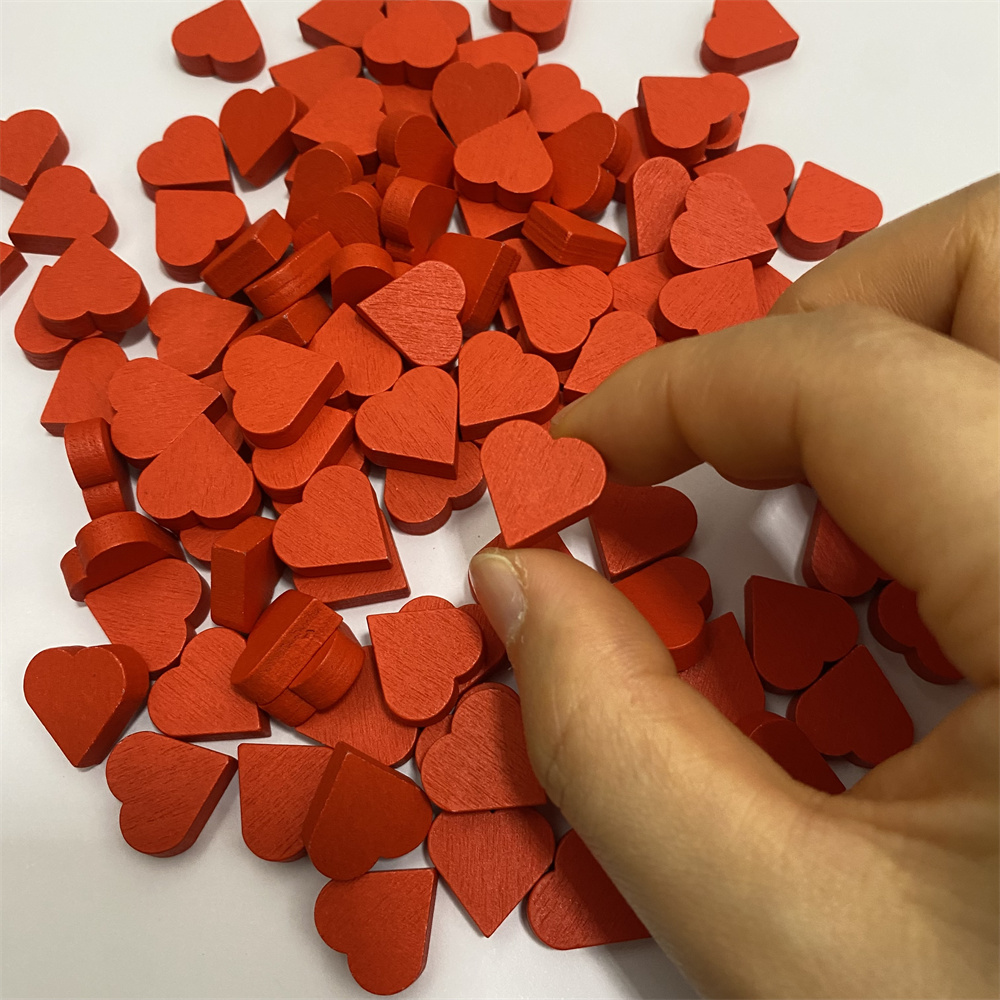 100Pcs 15mm*5mm Red Heart-Shap - огляд і ціна Board Game Sequence