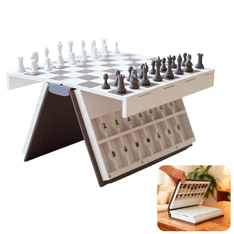 Chess Set 3D Printed Book Fold - огляд і ціна Board Game Design