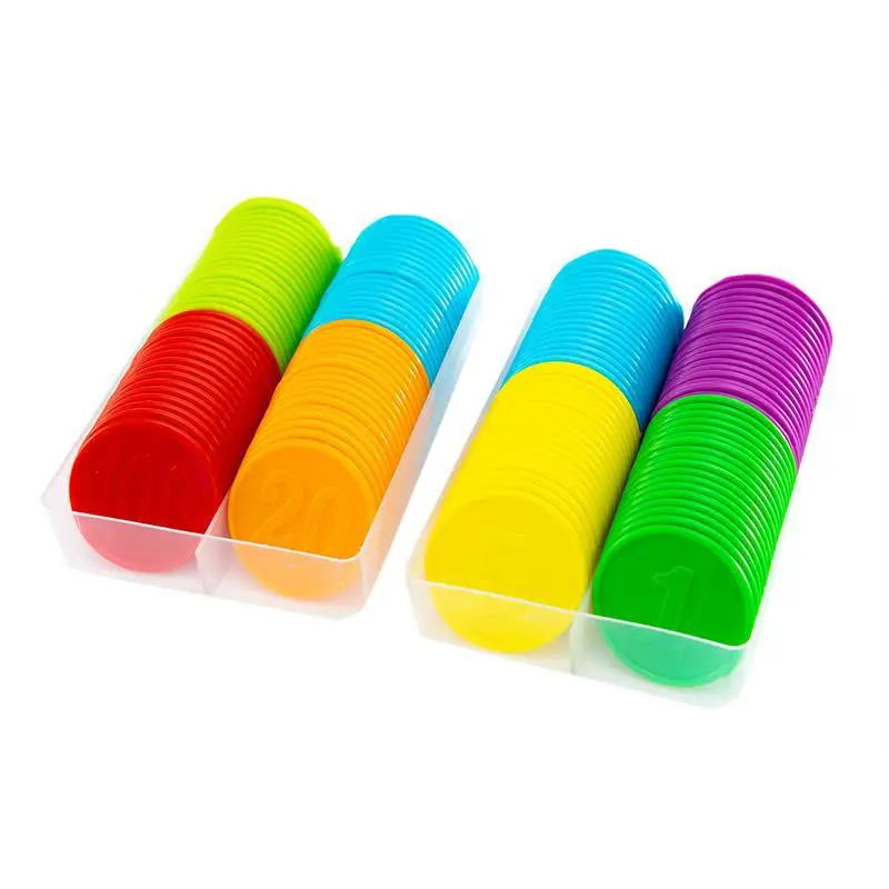 80pcs Plastic Chip Coin Set Le - огляд і ціна Board Game Sequence