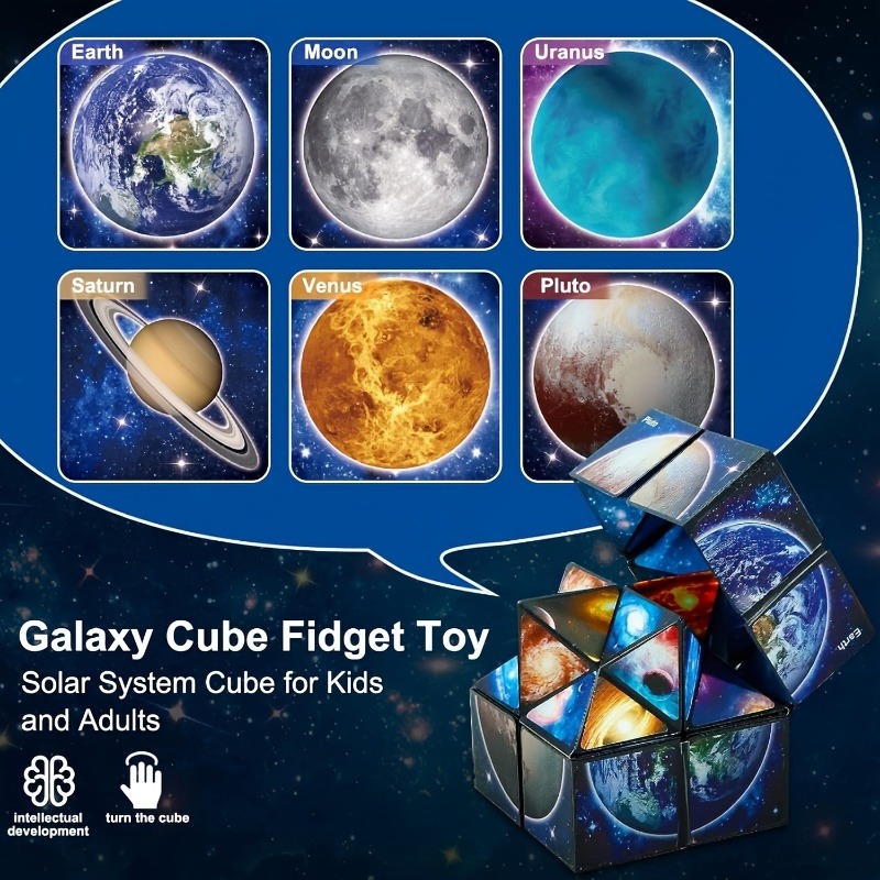 2 in 1 Star Sky Cube Magic Cub - огляд і ціна Board Game For 2 People