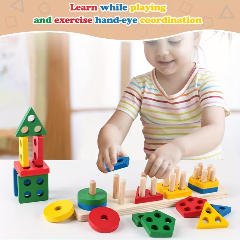 Montessori Wooden Games Baby T - огляд і ціна Board Game For 2 People