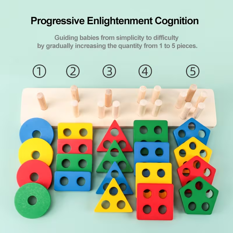 Montessori Wooden Games Baby T - огляд і ціна Board Game For 2 People