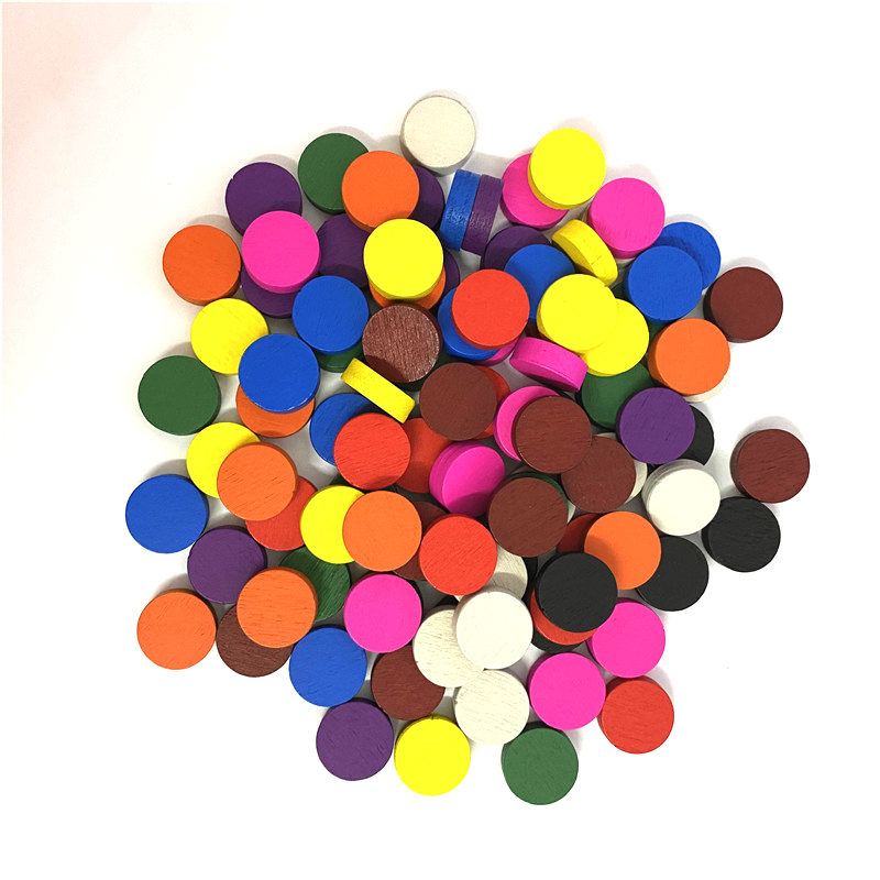 100pieces Diameter 15*5MM Wood - огляд і ціна Board Game Sequence