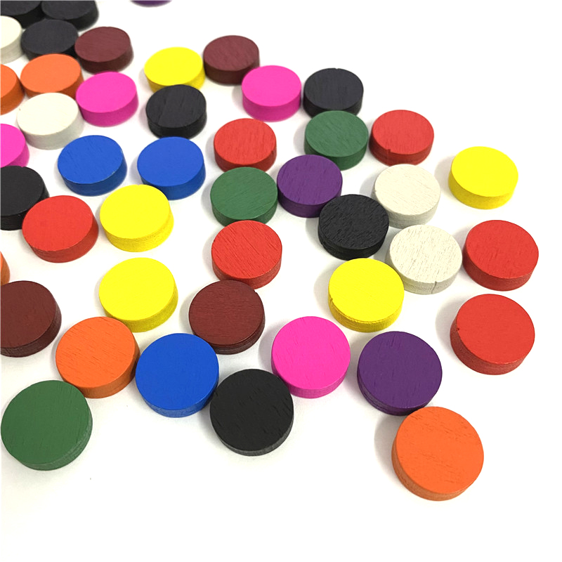 100pieces Diameter 15*5MM Wood - огляд і ціна Board Game Sequence
