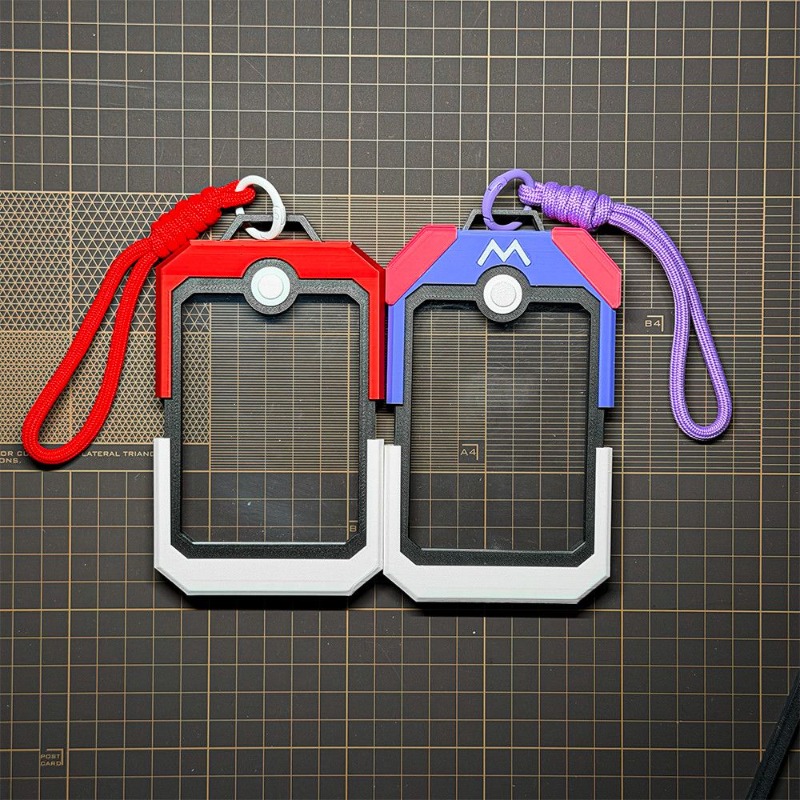 Poke Ball Vertical Card Holder - огляд і ціна Board Game Design