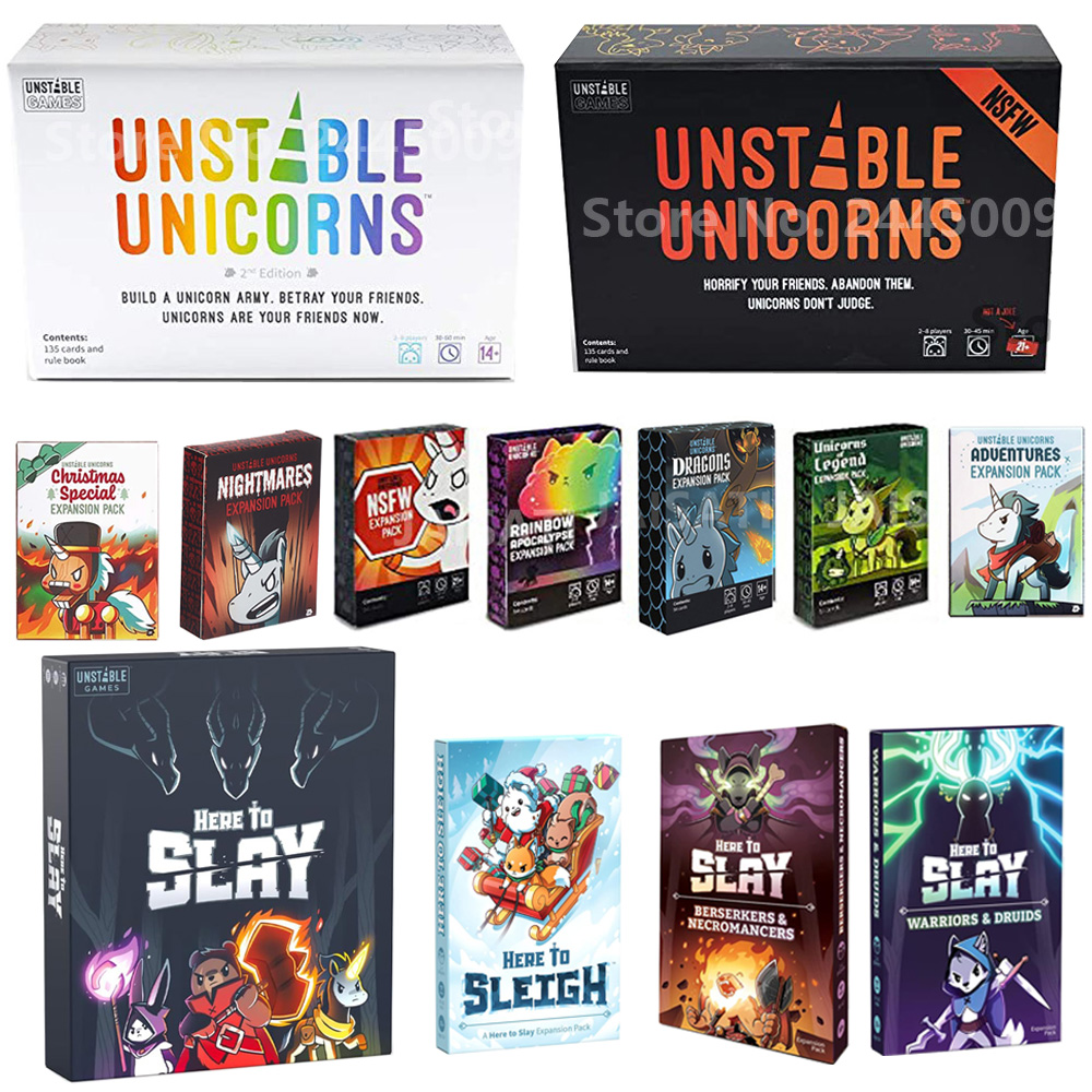 Unicorns card game Christmas S - огляд і ціна Board Game Zombies