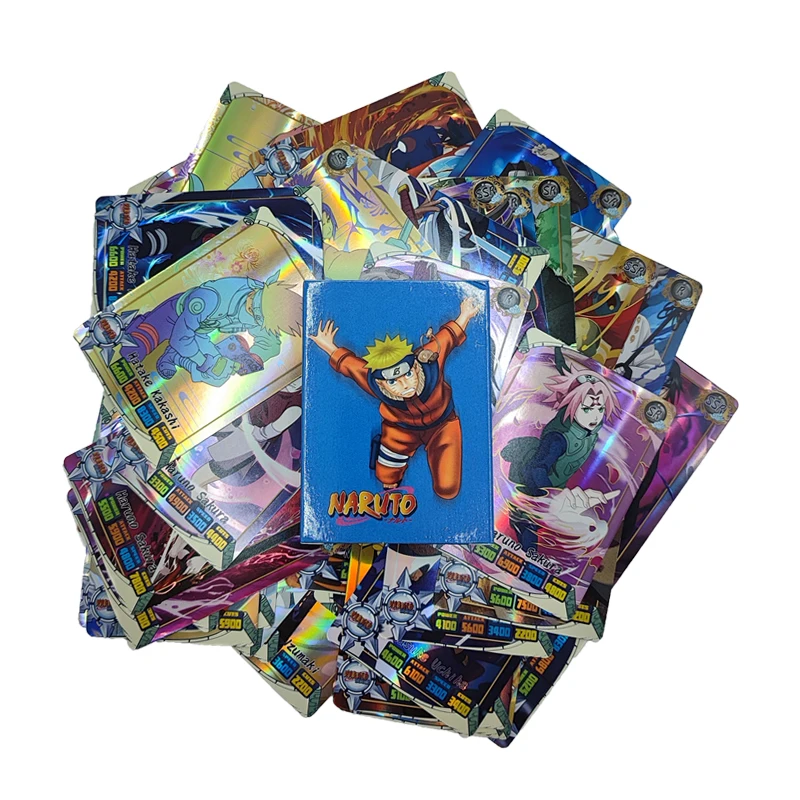 50pcs Naruto English Cards Fla - огляд і ціна Board Game Naruto