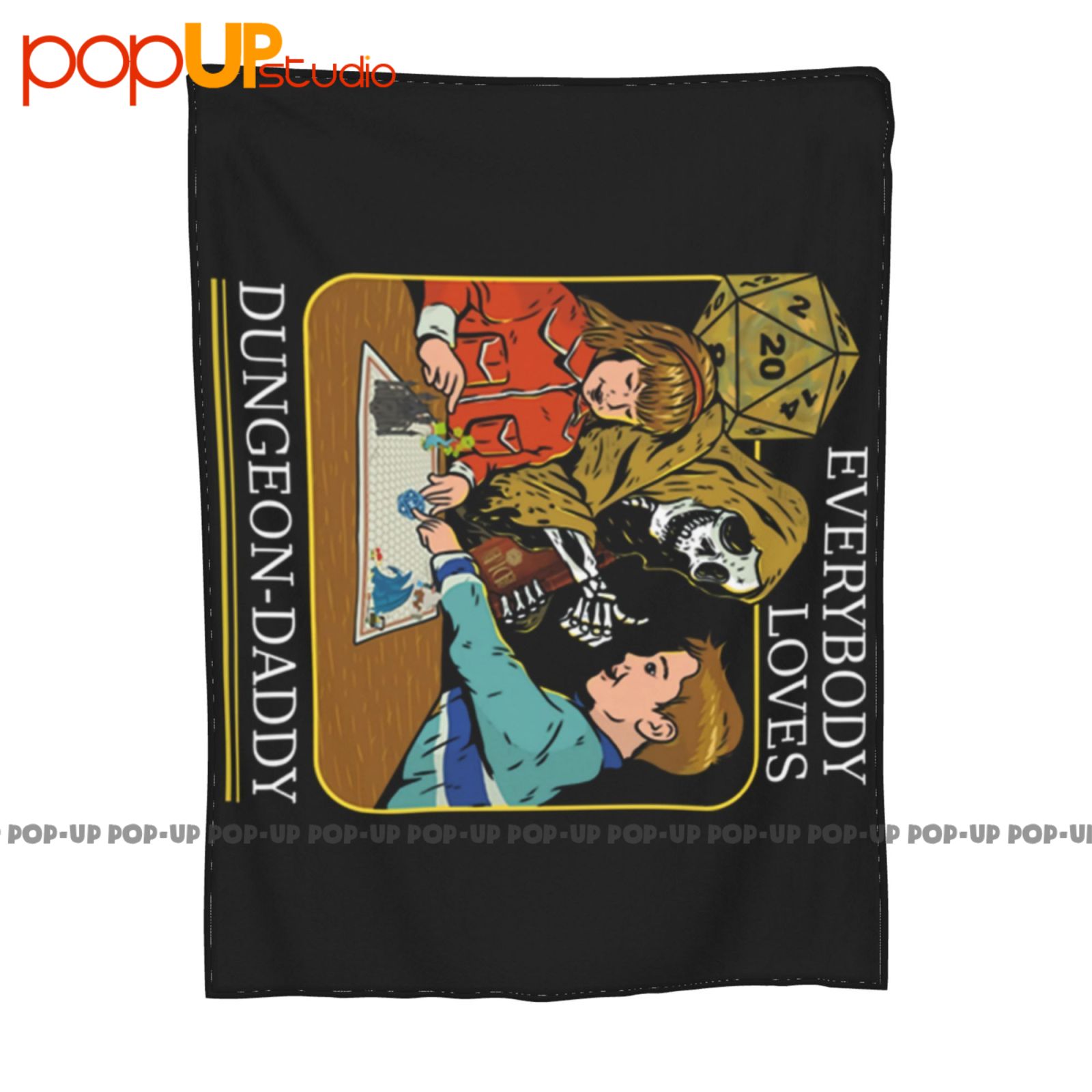 Rpg D20 Dice Dungeon Daddy Fan - огляд і ціна Board Game Quilt