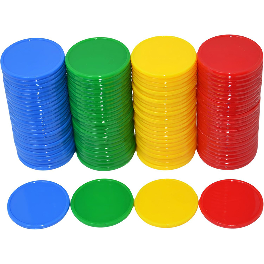 100 Chips & 10 Dices Set - 19m - огляд і ціна Board Game Sequence