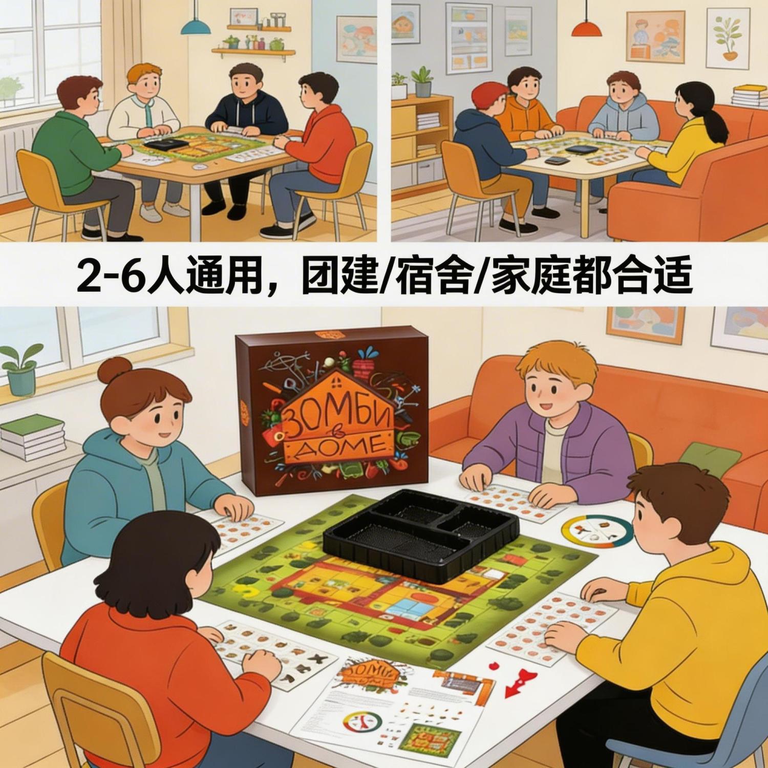 Russian Version Zombie Surviva - огляд і ціна Board Game Zombies