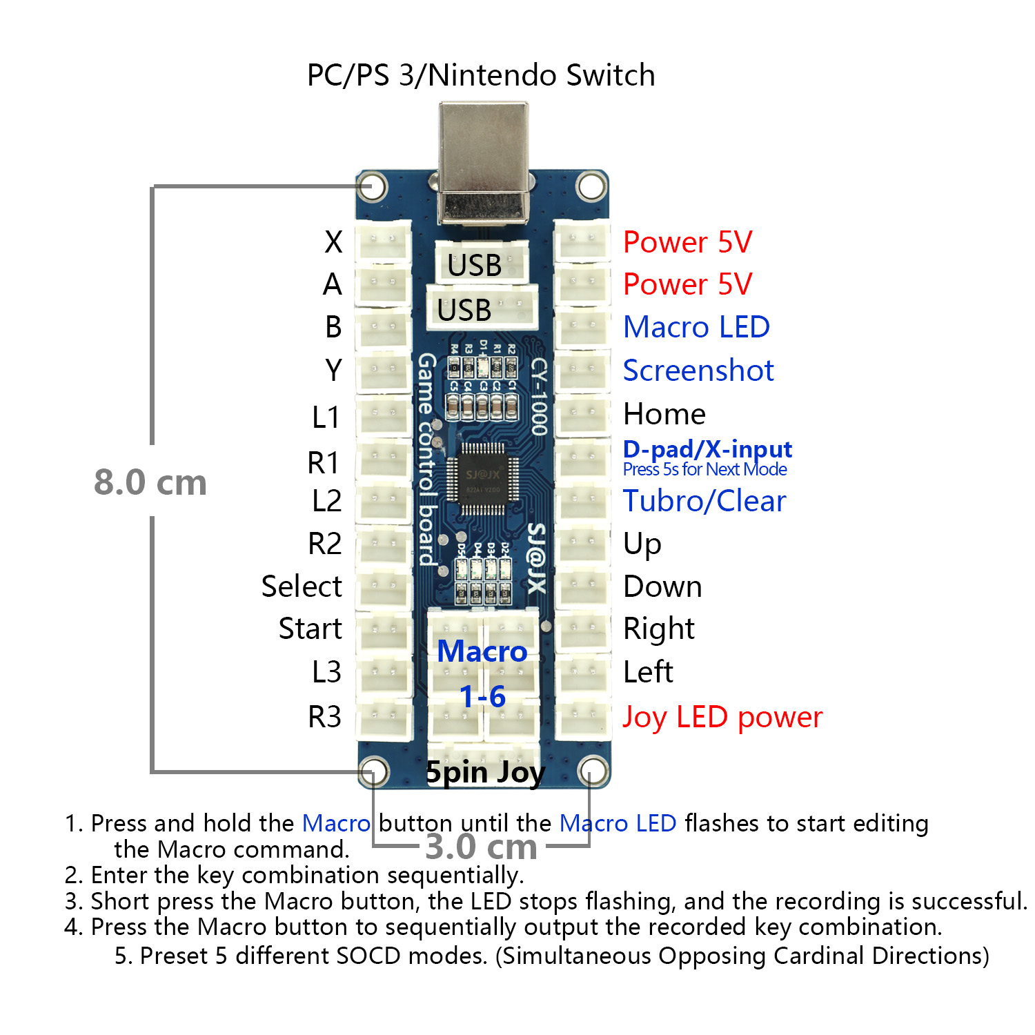 SJ@JX Arcade Game USB Encoder  - огляд і ціна Board Game Nintendo Switch