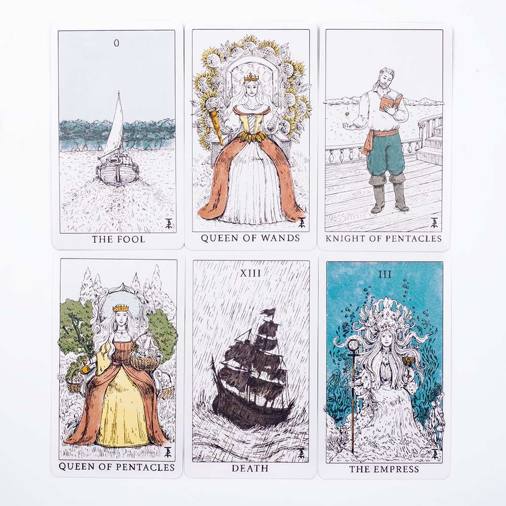 Ocean Themed Tempest Tarot  De - огляд і ціна Board Game Design