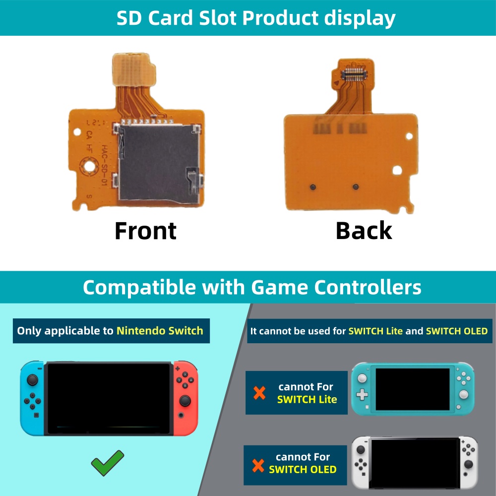Replacement SD TF Card Slot So - огляд і ціна Board Game Nintendo Switch