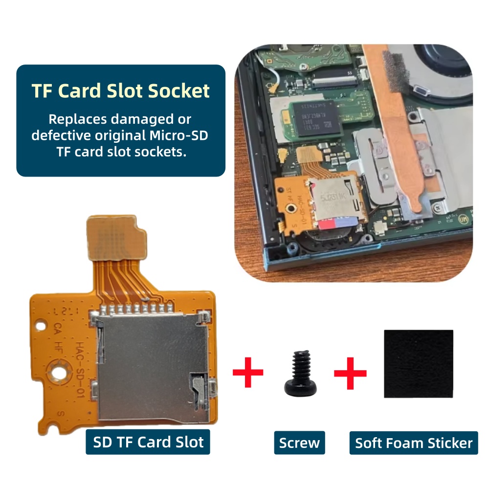 Replacement SD TF Card Slot So - огляд і ціна Board Game Nintendo Switch